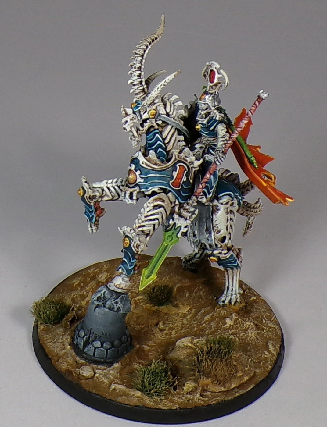 Warhammer Age of Sigmar - Ossiarch Bonereapers raised from the